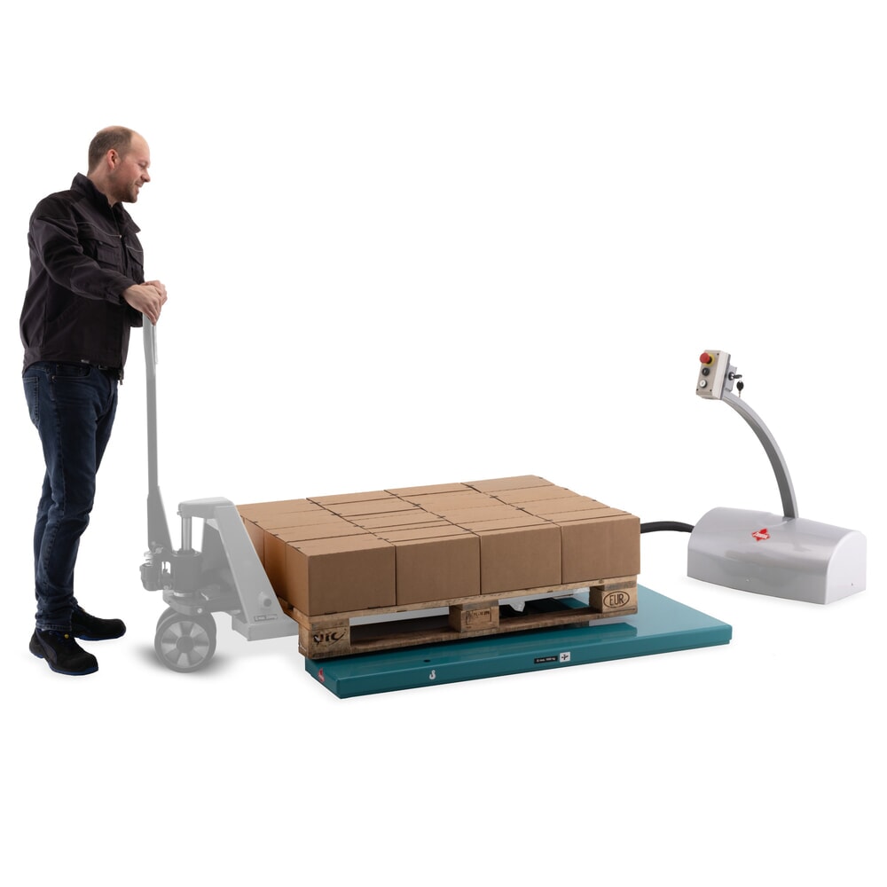 Produktabbildung Nr. 5: Flach-Scheren-Hubtisch Ameise® SLT 1.0, U-Form, elektrisch, Tragkraft 1.000 kg
