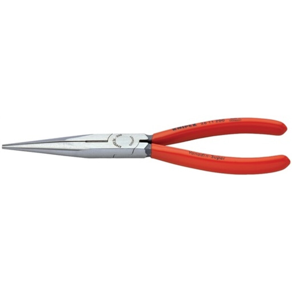 Produktabbildung: Knipex Flachrundzange L.200mm pol.ger.Ku.-Überzug