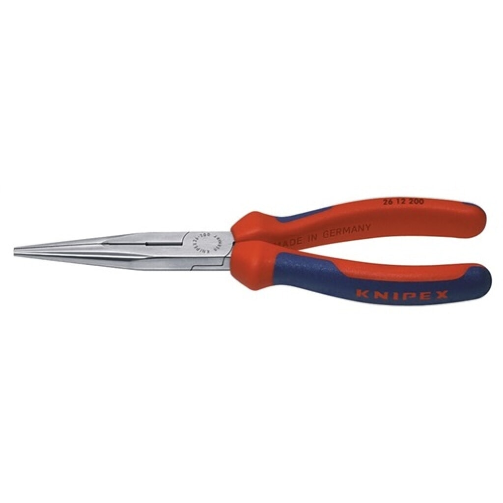 Flachrundzange KNIPEX, Länge 200 mm, mit Mehrkomponentenhülle