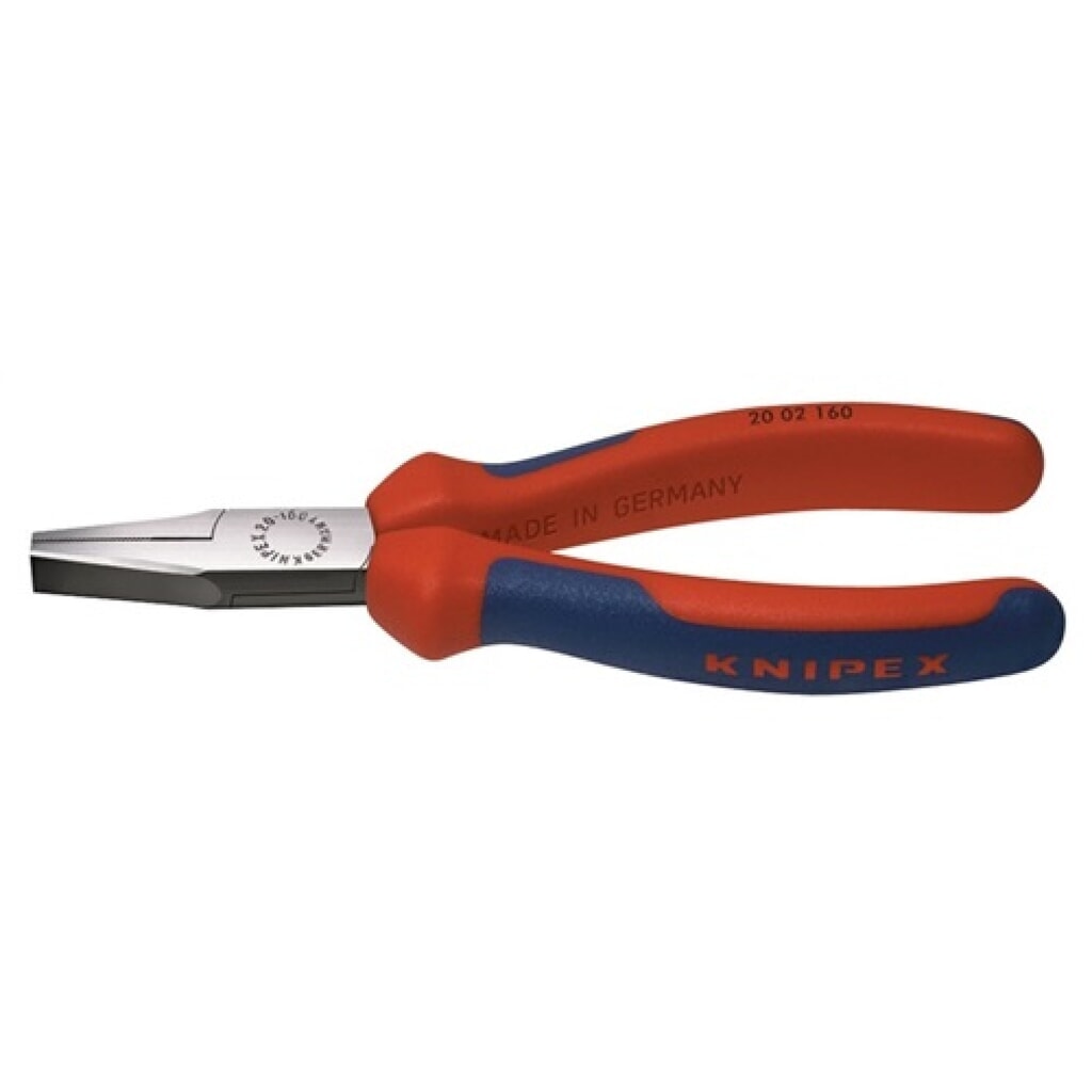 Produktabbildung: Knipex Flachzange DIN ISO 5745 Gesamt-L.160mm Spezialwerkzeugstahl Kopf pol.
