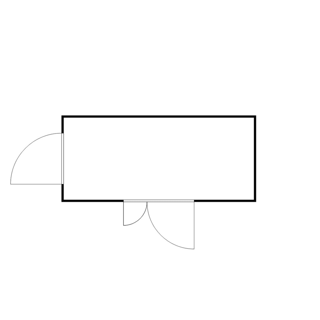 FLADAFI® Materialcontainer, verzinkt, zerlegt, 10 m², mit Holzfußboden, HxBxT 2.150 x 5.080 x 2.170 mm, Doppelflügeltür (asymmetrische Teilung), mittig in Breitseite, Zusatztür Produktabbildung Nr. 2: FLADAFI® Materialcontainer, verzinkt, zerlegt, 10 m², mit Holzfußboden, HxBxT 2.150 x 5.080 x 2.170 mm, Doppelflügeltür (asymmetrische Teilung), mittig in Breitseite, Zusatztür