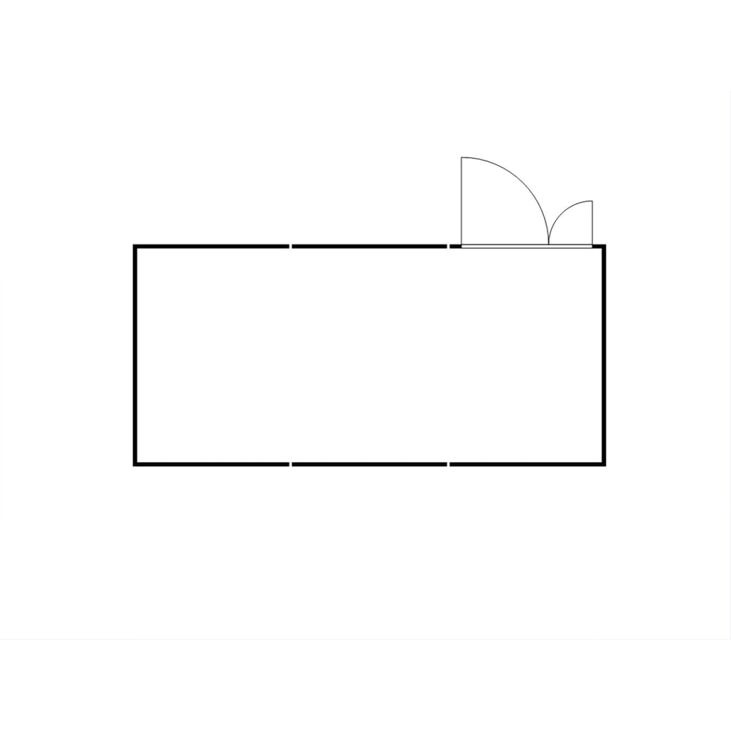 FLADAFI® Materialcontainer-Kombination, zerlegt, 18 m², ohne Boden, HxBxT 2.115 x 3.050 x 6.520 mm, Doppelflügeltür (asymmetrische Teilung), mittig im Modul Produktabbildung Nr. 2: FLADAFI® Materialcontainer-Kombination, zerlegt, 18 m², ohne Boden, HxBxT 2.115 x 3.050 x 6.520 mm, Doppelflügeltür (asymmetrische Teilung), mittig im Modul