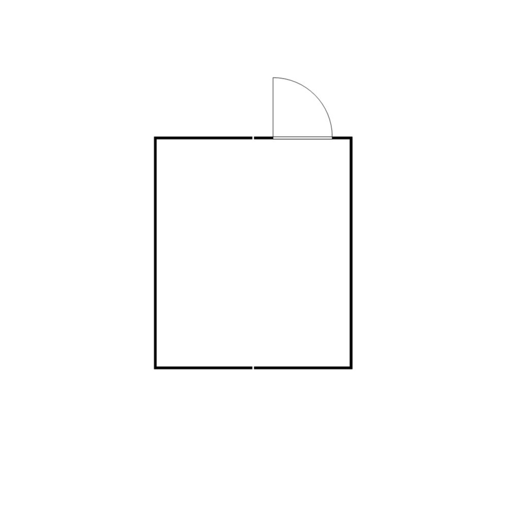 Produktabbildung Nr. 2: FLADAFI® Materialcontainer-Kombination 21m², zerlegt, ohne Boden, Maße außen 5080x4340x2115 mm, Einzelflügeltür, mittig im Modul