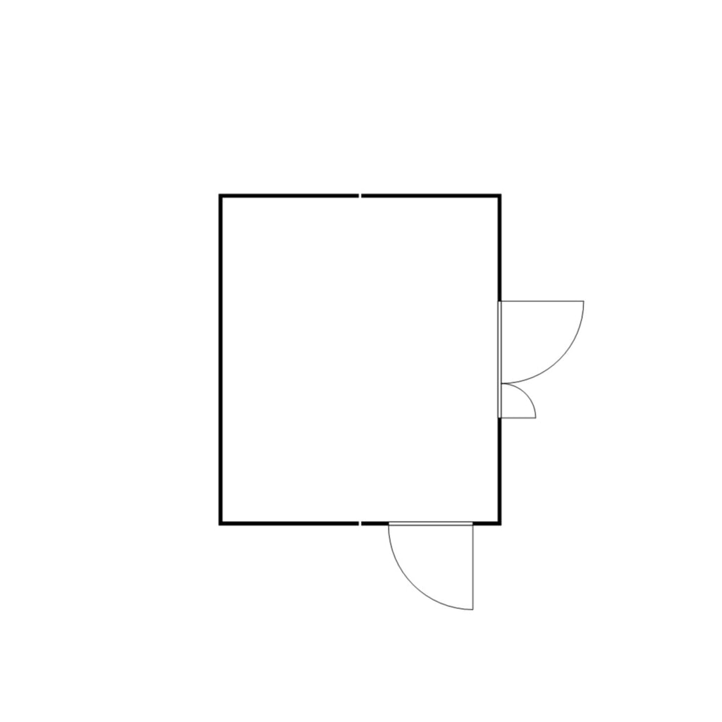 FLADAFI® Materialcontainer-Kombination, zerlegt, 21 m², ohne Boden, HxBxT 2.115 x 5.080 x 4.340 mm, Doppelflügeltür (asymmetrische Teilung), mittig in Breitseite, Zusatztür Produktabbildung Nr. 2: FLADAFI® Materialcontainer-Kombination, zerlegt, 21 m², ohne Boden, HxBxT 2.115 x 5.080 x 4.340 mm, Doppelflügeltür (asymmetrische Teilung), mittig in Breitseite, Zusatztür