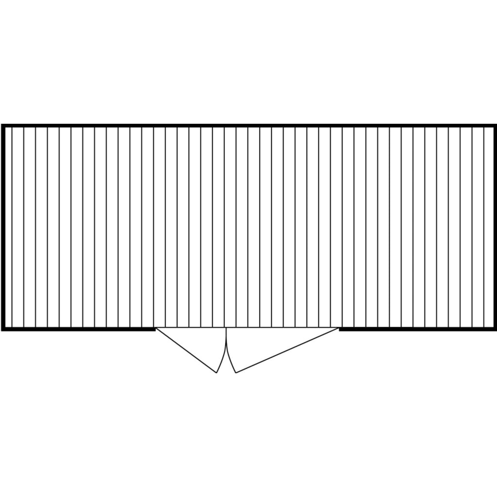FLADAFI® Materialcontainer, verzinkt, montiert, XXL 14 m², HxBxT 2.595 x 6.020 x 2.540 mm, Doppelflügeltür (asymmetrische Teilung), mittig in Stirnseite Produktabbildung Nr. 2: FLADAFI® Materialcontainer, verzinkt, montiert, XXL 14 m², HxBxT 2.595 x 6.020 x 2.540 mm, Doppelflügeltür (asymmetrische Teilung), mittig in Stirnseite