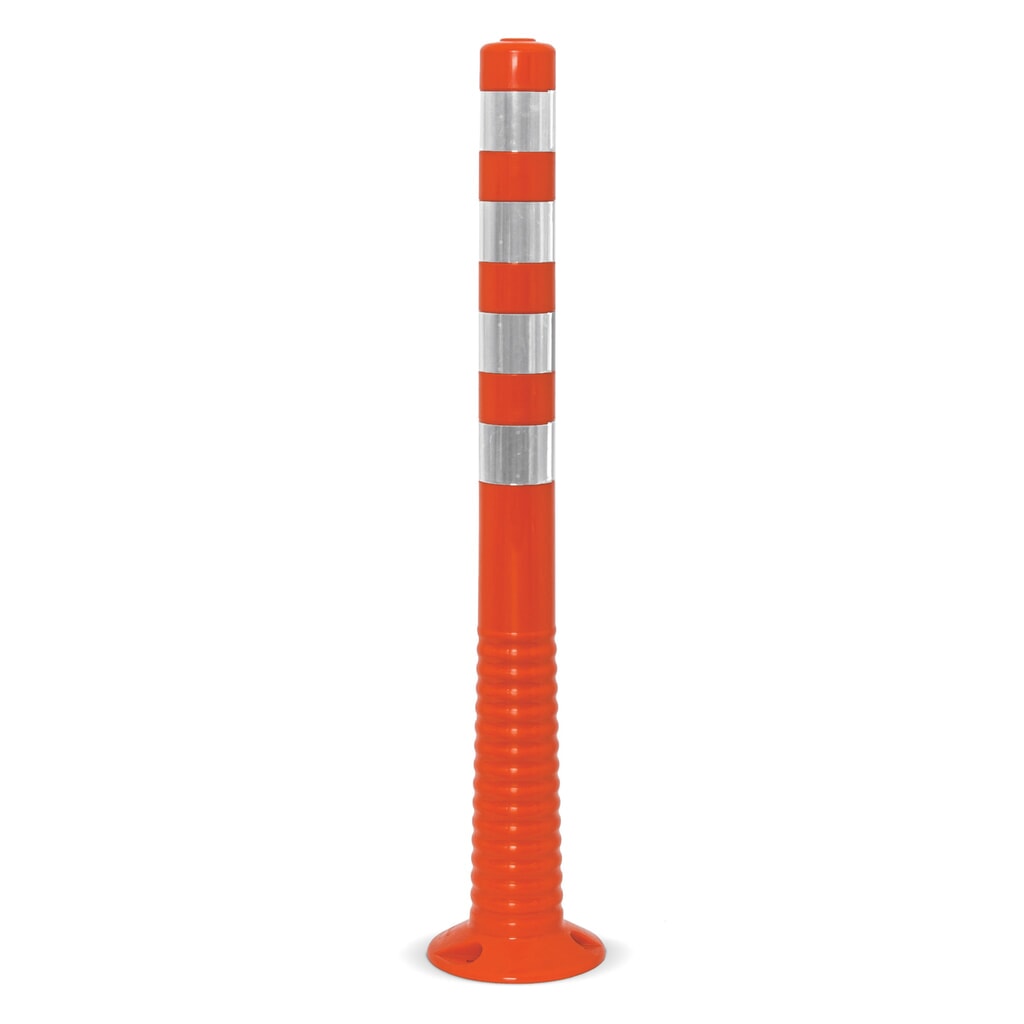 Flexible Sperrpfosten, Ø 80 mm, Höhe 300 mm, orange Produktabbildung Nr. 1: Flexible Sperrpfosten, Ø 80 mm, Höhe 300 mm, orange