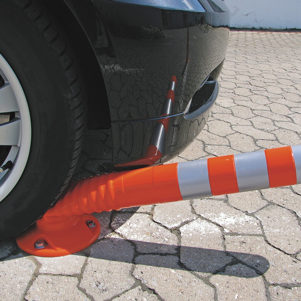 Produktabbildung Nr. 3: Flexible Sperrpfosten, Ø 80 mm, Höhe 300 mm, orange
