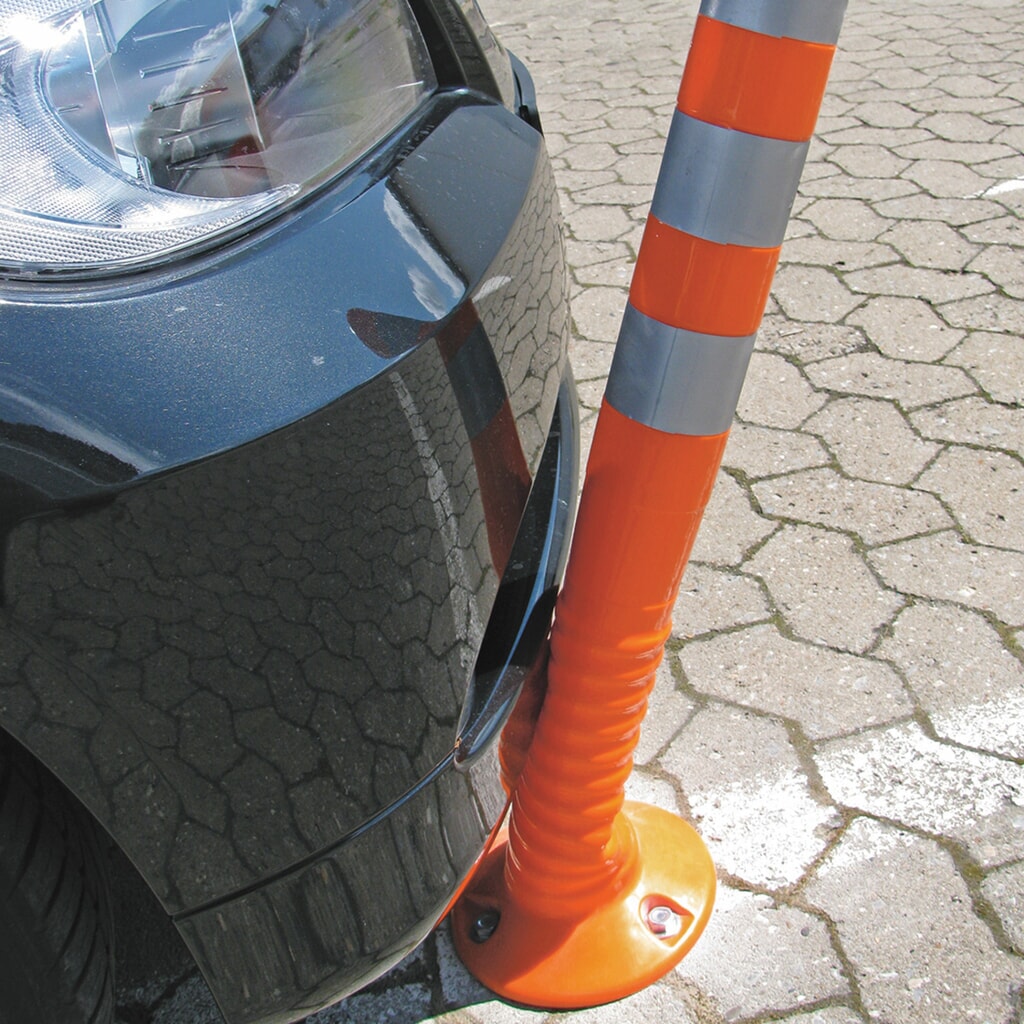 Produktabbildung Nr. 6: Flexible Sperrpfosten, Ø 80 mm, Höhe 300 mm, orange