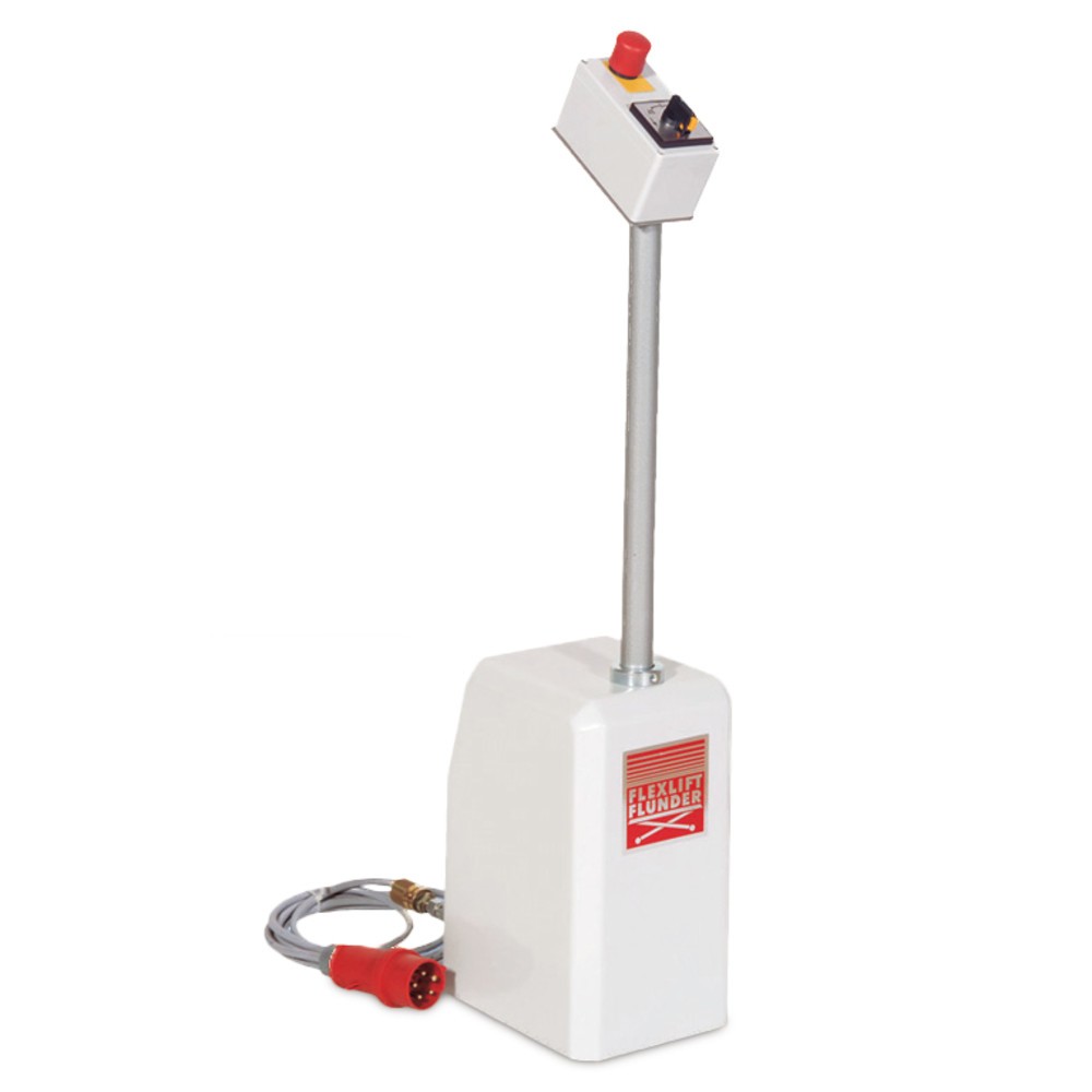 Produktabbildung Nr. 2: FLEXLIFT Flach-Scheren-Hubtisch, E-förmig, TK 600 kg, Plattform à 1.300 x 1.150 mm, 230 V