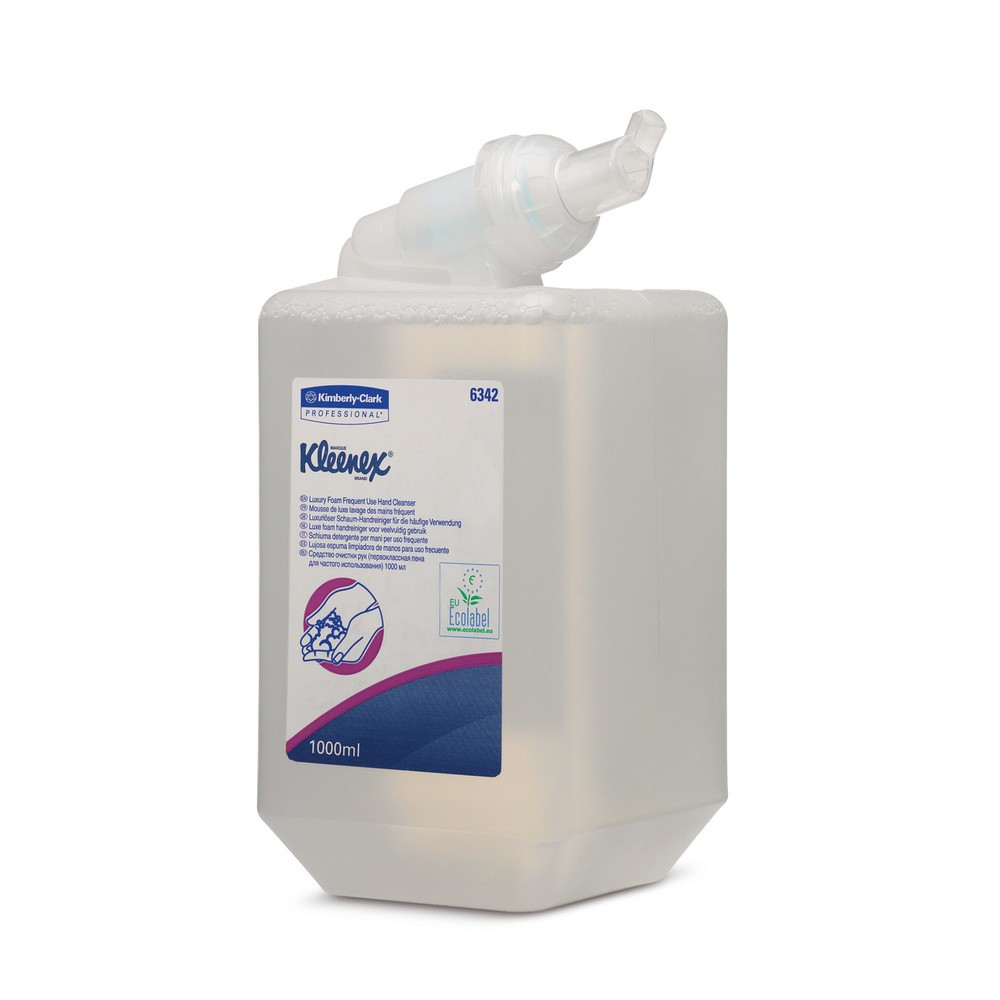 Produktabbildung: Flüssigseife KLEENEX® Sanfte Waschlotion, Kassette à 1 l