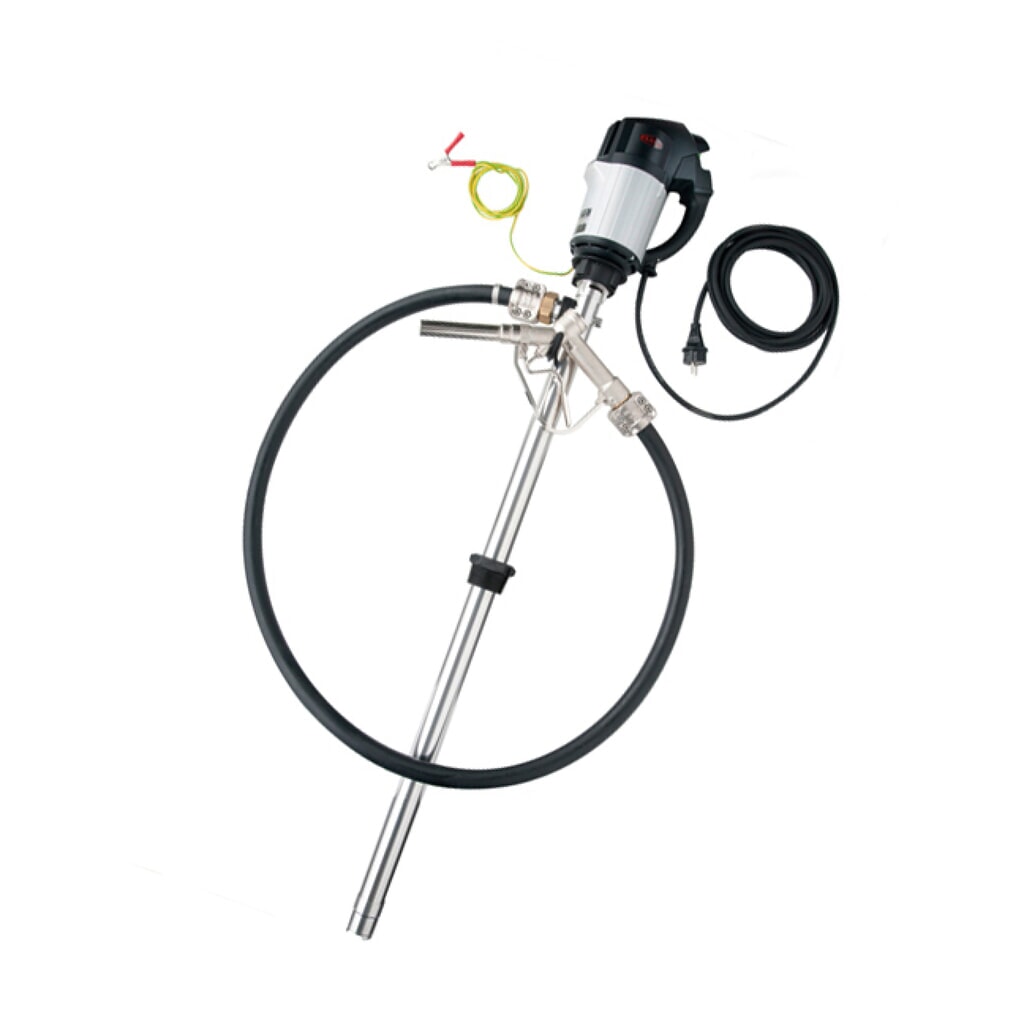 FLUX Ex-Schutz-Pumpen-Set, für leicht brennbare Flüssigkeiten, für 200-Liter-Fässer, regelbarer Motor Produktabbildung: FLUX Ex-Schutz-Pumpen-Set, für leicht brennbare Flüssigkeiten, für 200-Liter-Fässer, regelbarer Motor