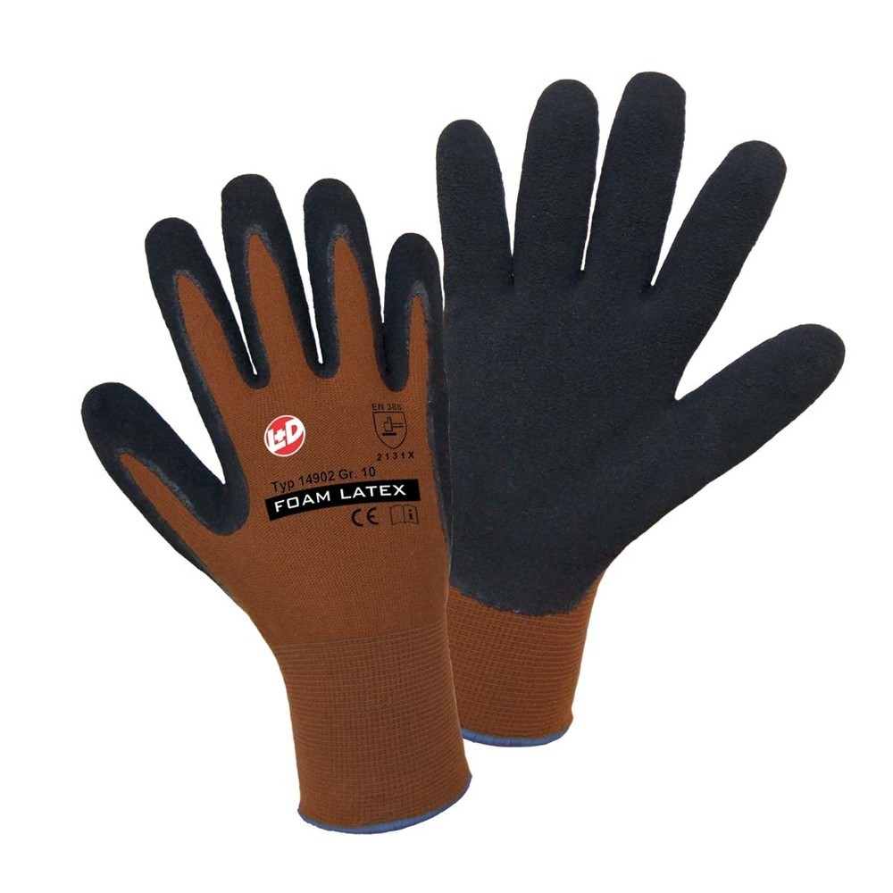 Produktabbildung: FOAM LATEX Feinstrickhandschuh, Größe 10