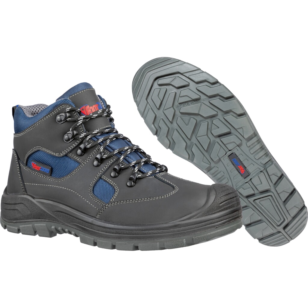 Footguard Sicherheitsstiefel SAFE MID S3 SRC Größe 39, schwarz-blau Produktabbildung Nr. 4: Footguard Sicherheitsstiefel SAFE MID S3 SRC Größe 39, schwarz-blau