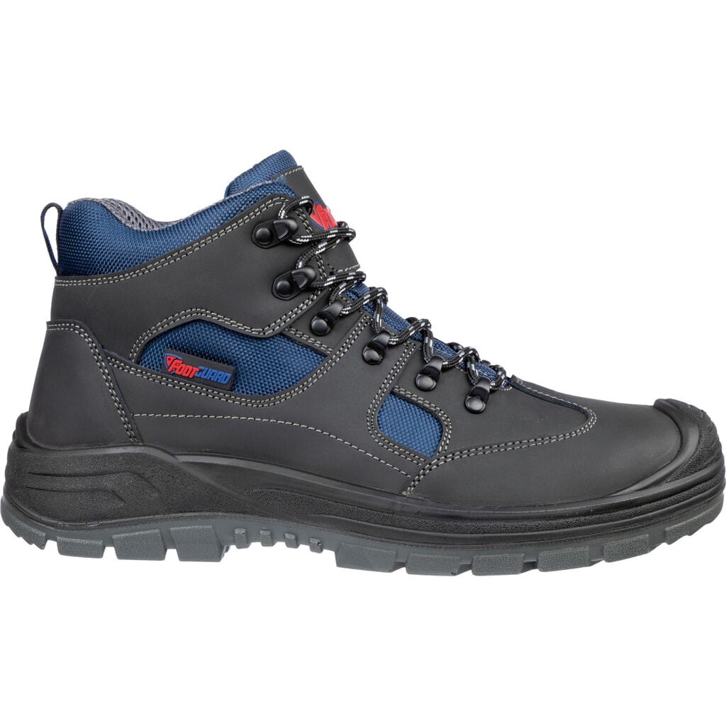 Footguard Sicherheitsstiefel SAFE MID S3 SRC Größe 39, schwarz-blau Produktabbildung: Footguard Sicherheitsstiefel SAFE MID S3 SRC Größe 39, schwarz-blau