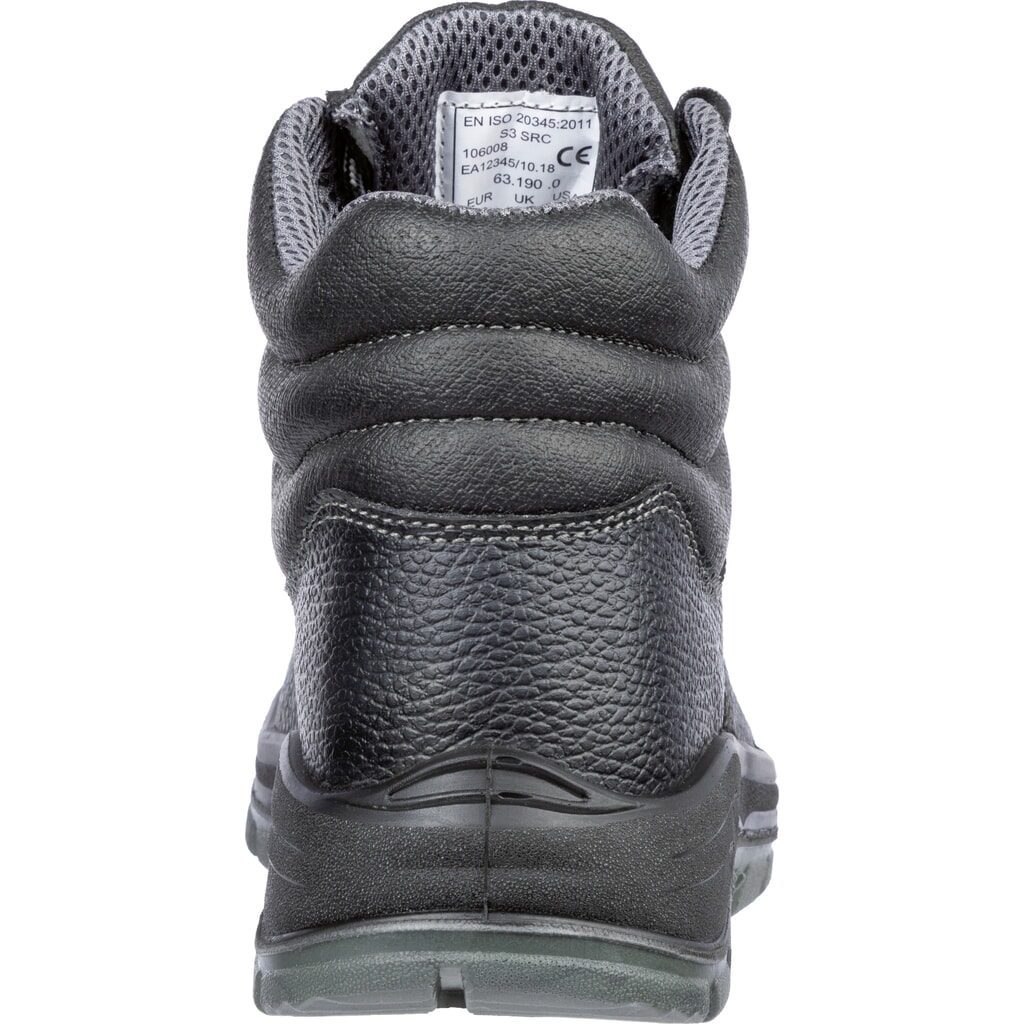 Produktabbildung Nr. 2: Footguard Sicherheitsstiefel SOLID MID S3 SRC Größe 39, schwarz