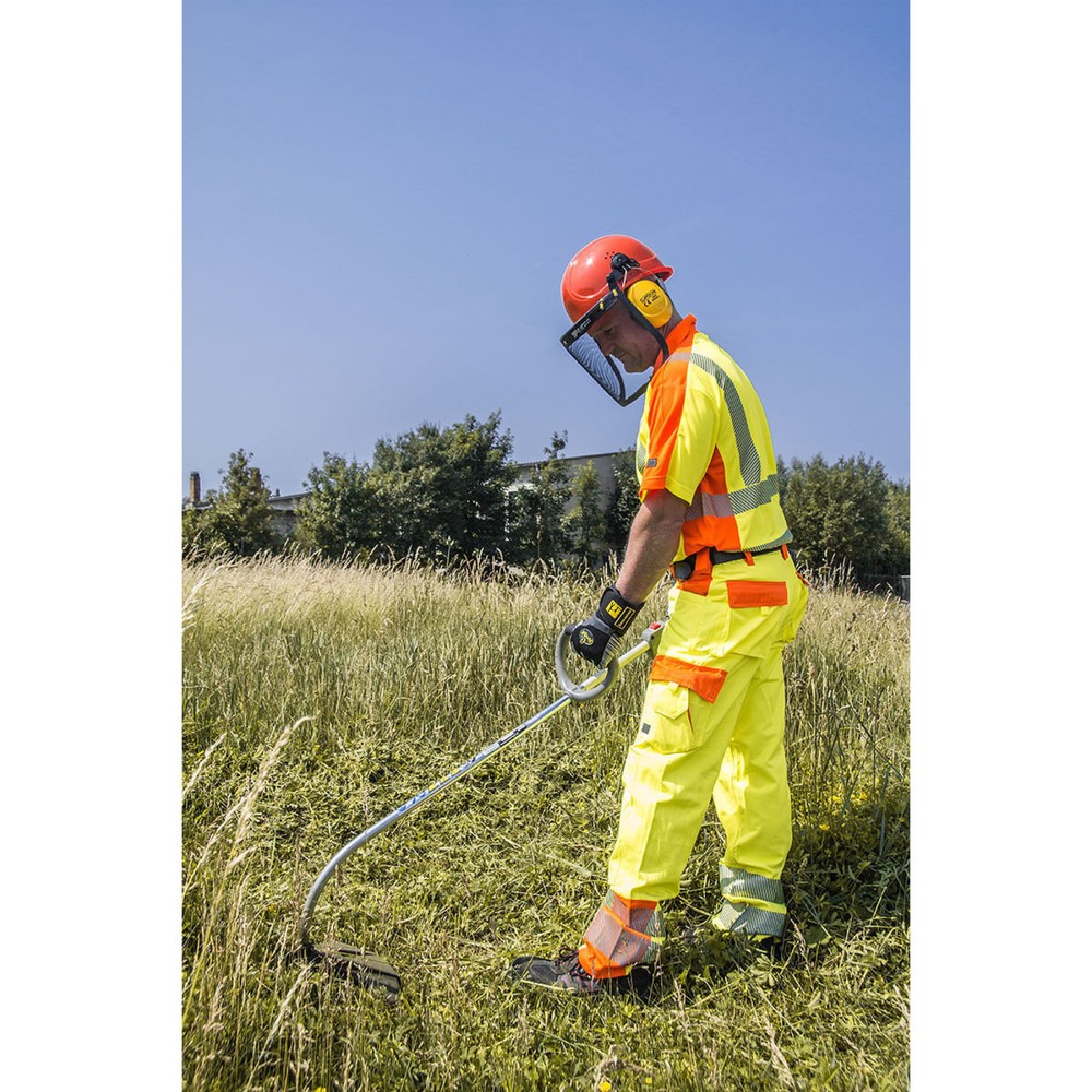 Produktabbildung Nr. 3: Forstschutzhelm mit Drahtgitter, orange