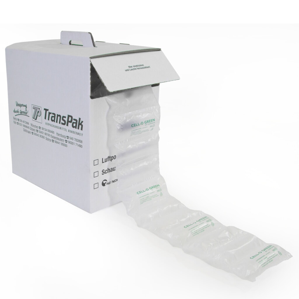 Produktabbildung: FP-Cell-O Polsterkissen im Spendekarton, Kissenformat 200 x 130 mm