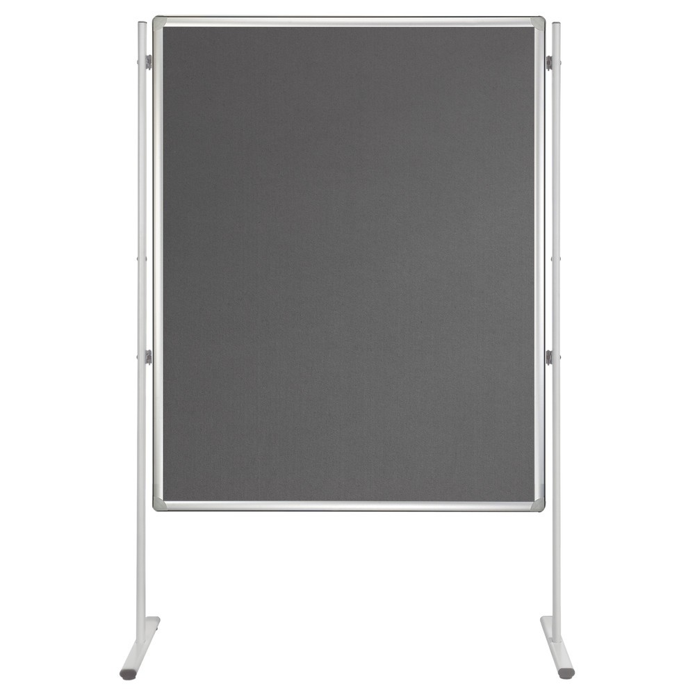 Produktabbildung: FRANKEN Filztafel Premium, HxB 1.200 x 900 mm, grau