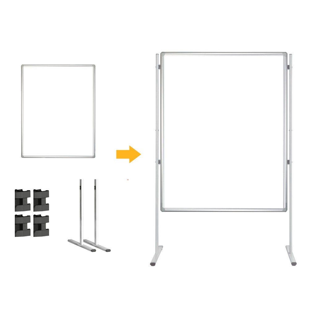 Produktabbildung Nr. 2: FRANKEN Stellwand Premium, magnetisch, HxB 1.200 x 900 mm