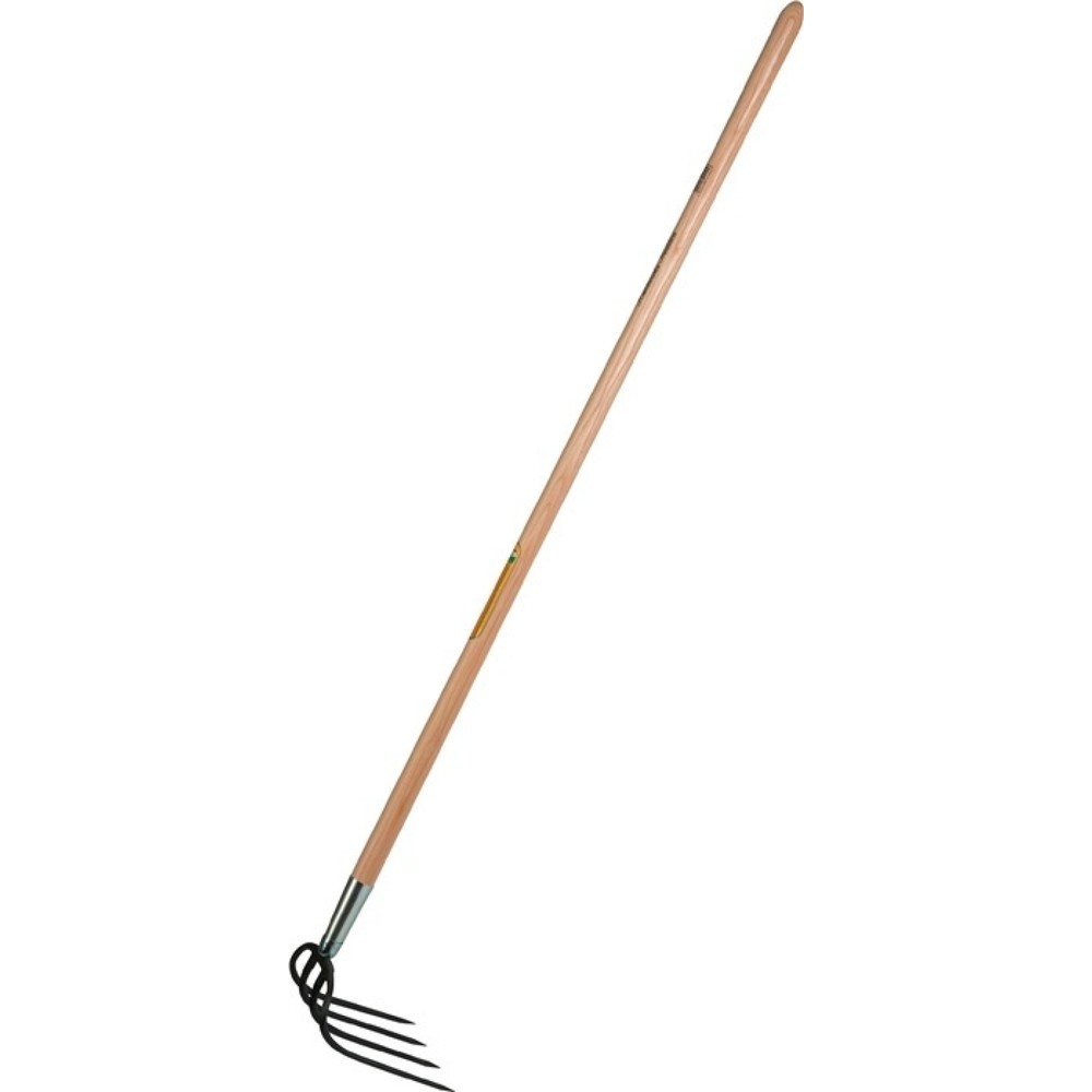 Produktabbildung: Kartoffelhacke ZinkenL190 mm4 Zinken geschmiedetmStiel G1200g FREUND