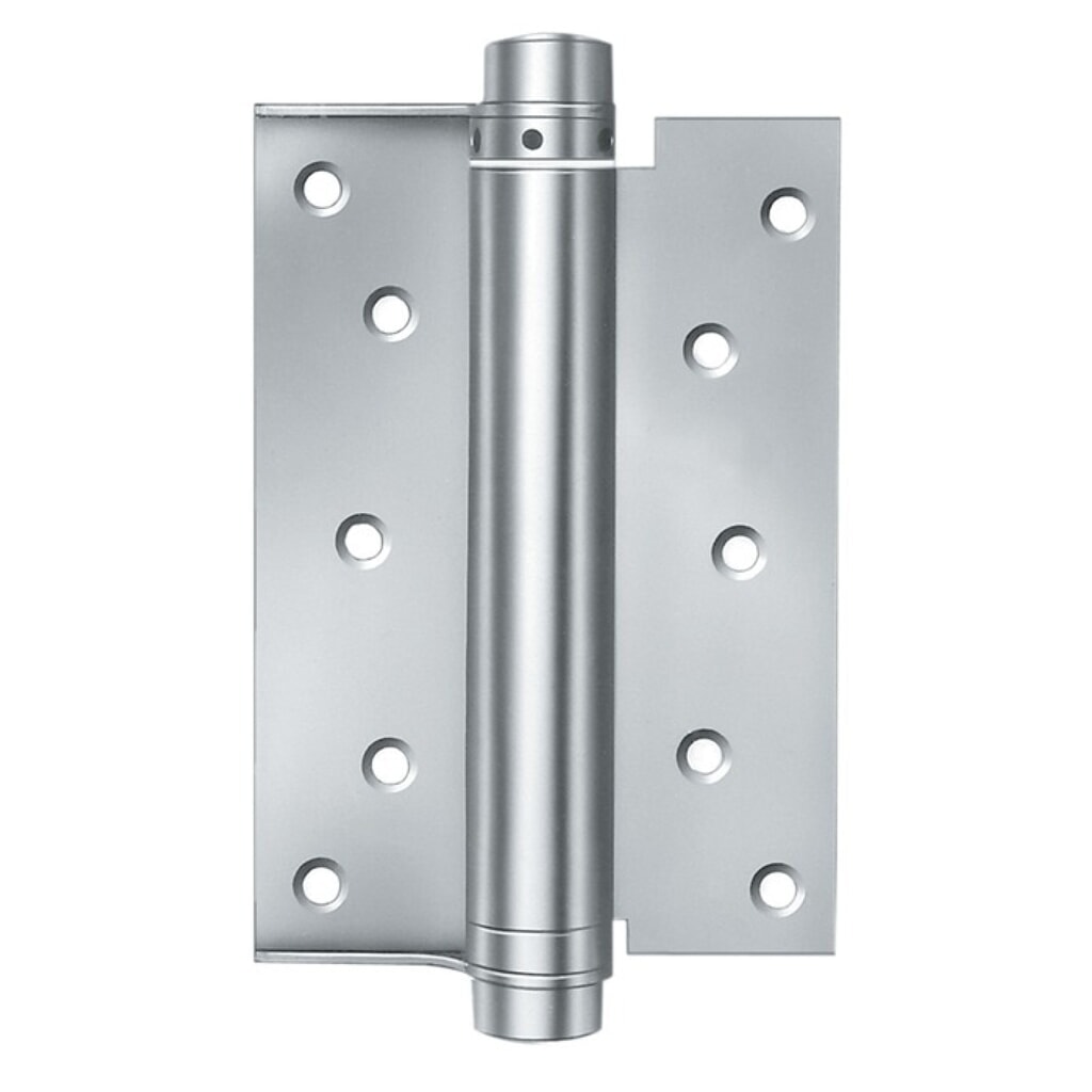 Produktabbildung: FRIDAVO Spiralfedertürband Modell M, Größe 1 Länge 100 mm, Stahl blank, einseitig wirkend