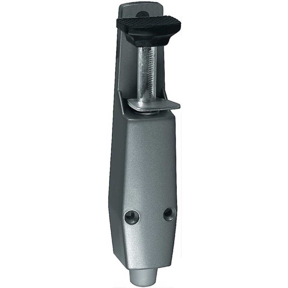 Produktabbildung: FRIDAVO Türfeststeller 90/1, Hubhöhe 30 mm, Leichtmetall weiß, Türmontage