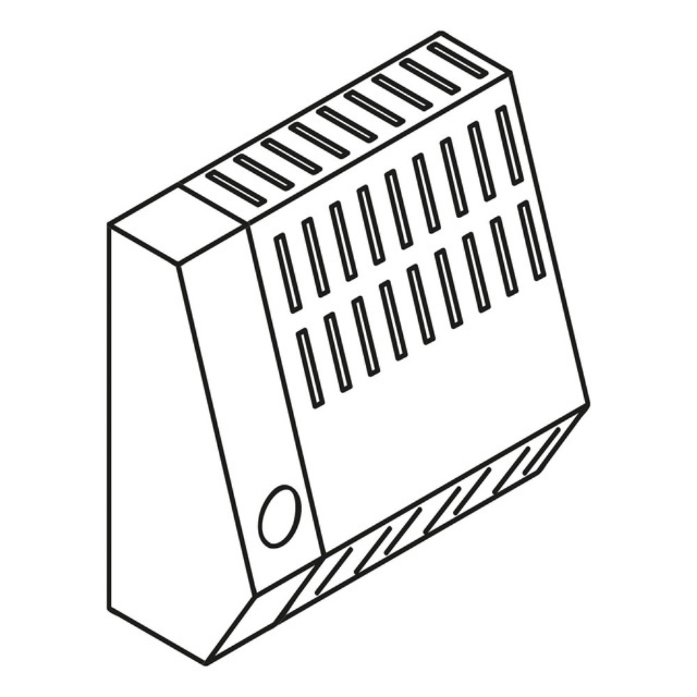 Produktabbildung Nr. 2: Frostwächter 500 W/220 V, inkl. Steckdose, bis zu 5 m Zuleitung für FLADAFI® Toiletten-und Mehrzweckboxen
