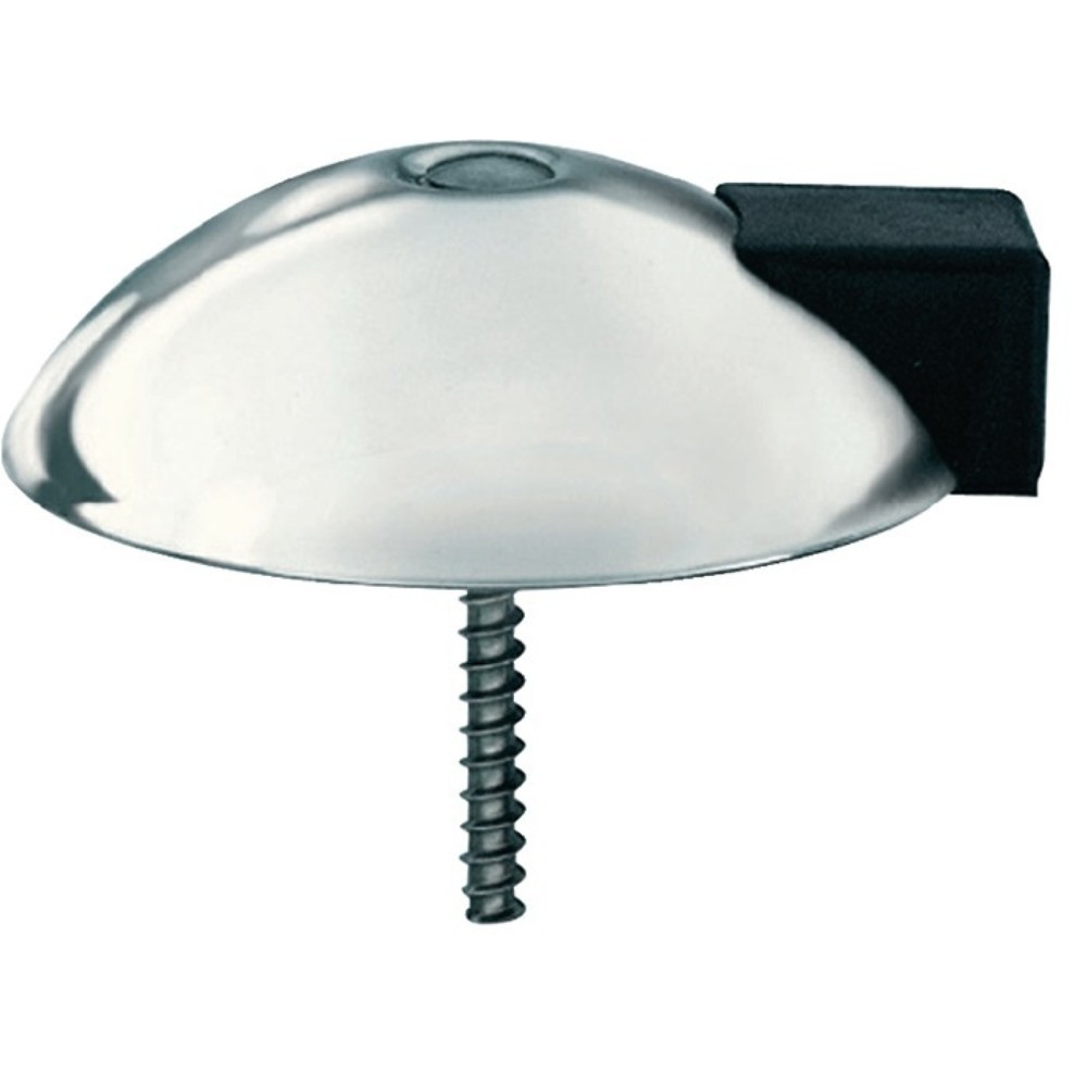 Produktabbildung: FSB Bodentürpuffer 38 3884, Aluminium naturfarbig / F1, Ø 70 mm Höhe 20 mm, Dübelmontage