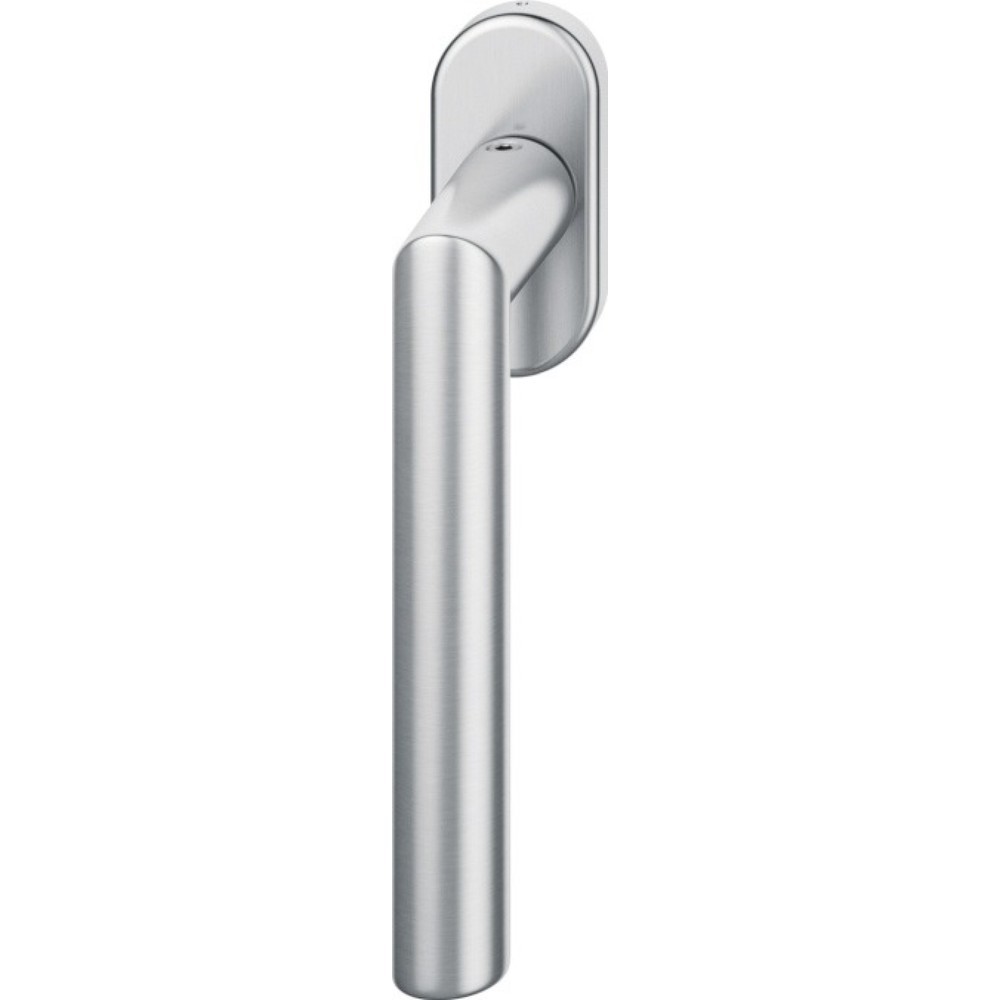 Produktabbildung: FSB Fenstergriff 34 1076, 24-38 mm, Edelstahl fein matt, mit Rastung