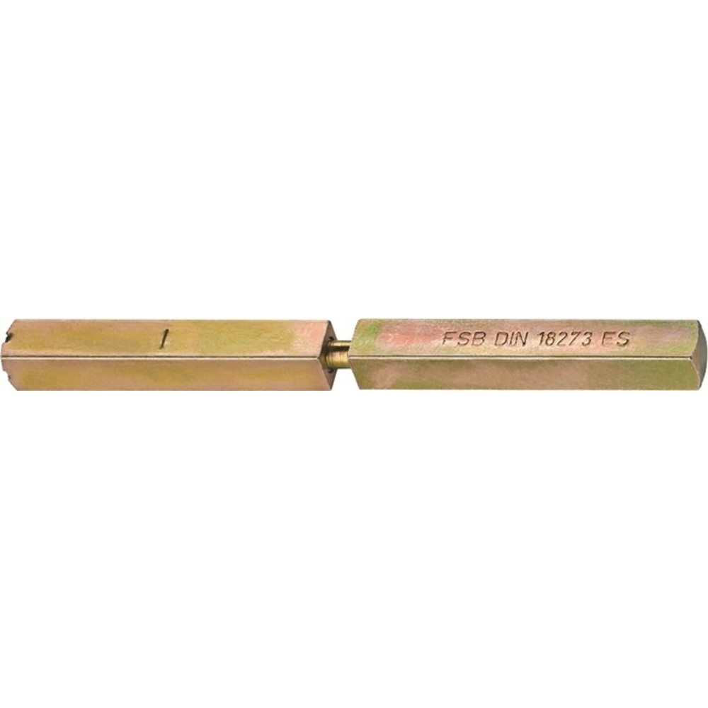 Produktabbildung: FSB Panikstift 05 0125, Vierkant 9 x 139 mm, geteilter Vollstift