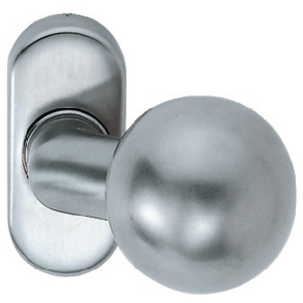 Produktabbildung: FSB Profiltürknopf 07 0846, Material Aluminium 0105, fest/drehbar
