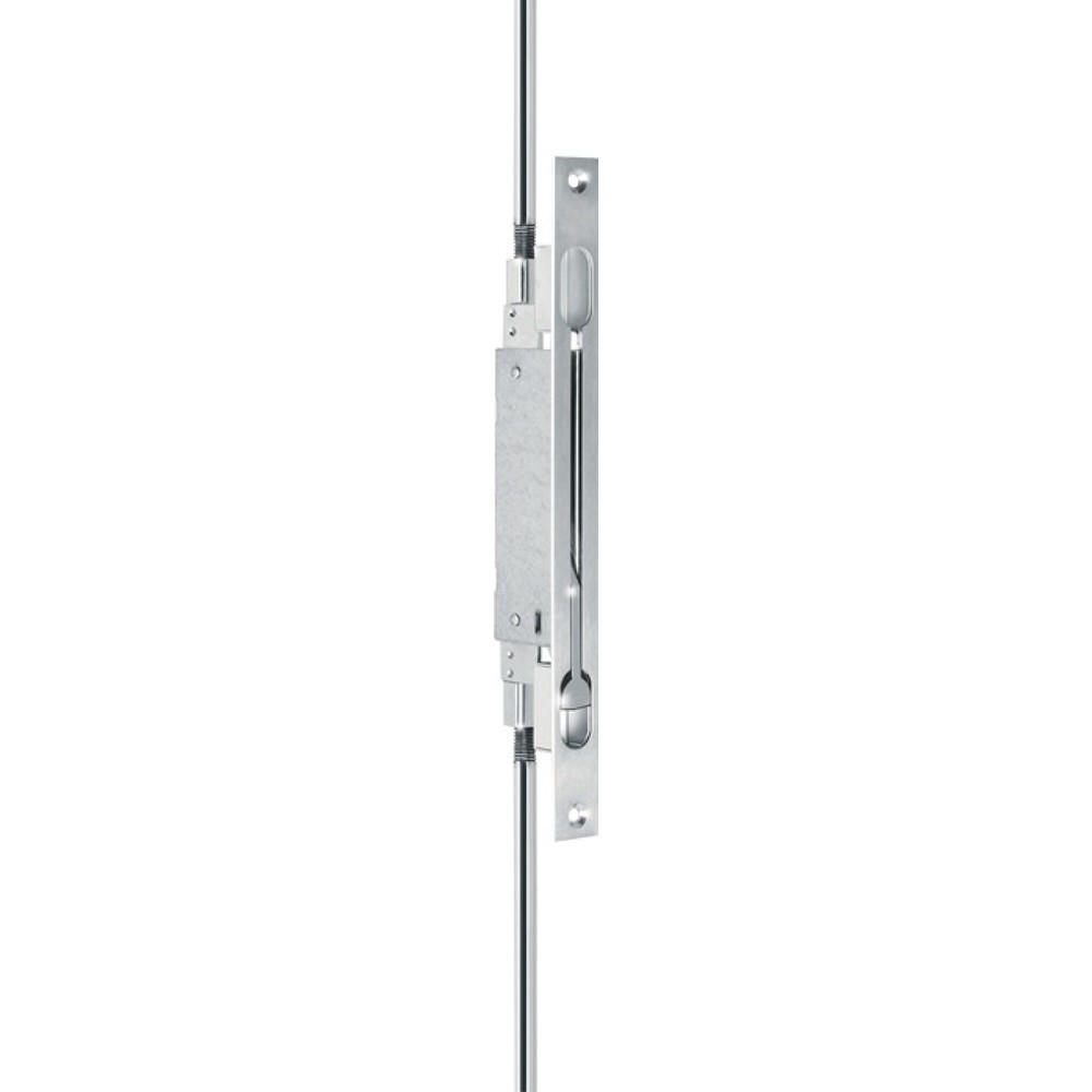Produktabbildung: FUHR Türkantriegel Basküle, Stulpl.285 mm Stahl verzinkt, 35 mmStulpb.22 mm, Flachstulp rund