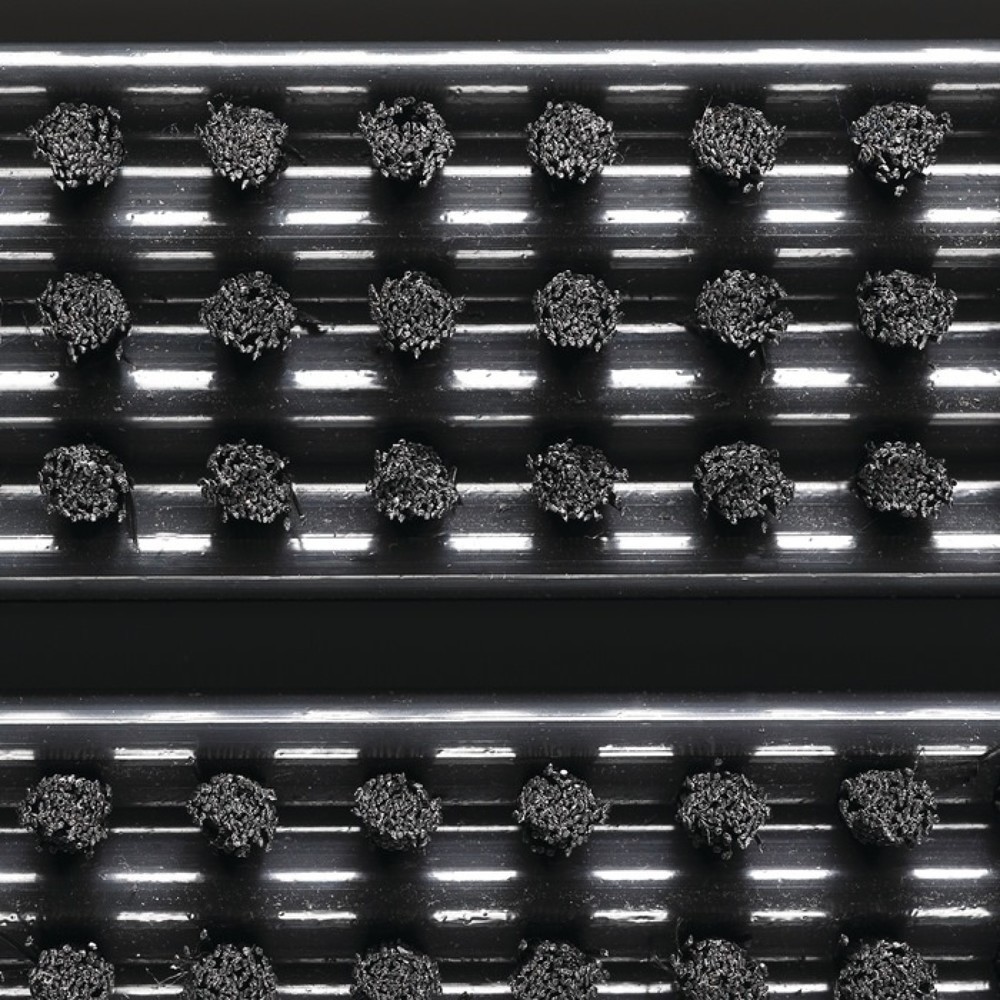Produktabbildung: Fußmatte, L385xB590xS22mm, schwarz Polypropylen