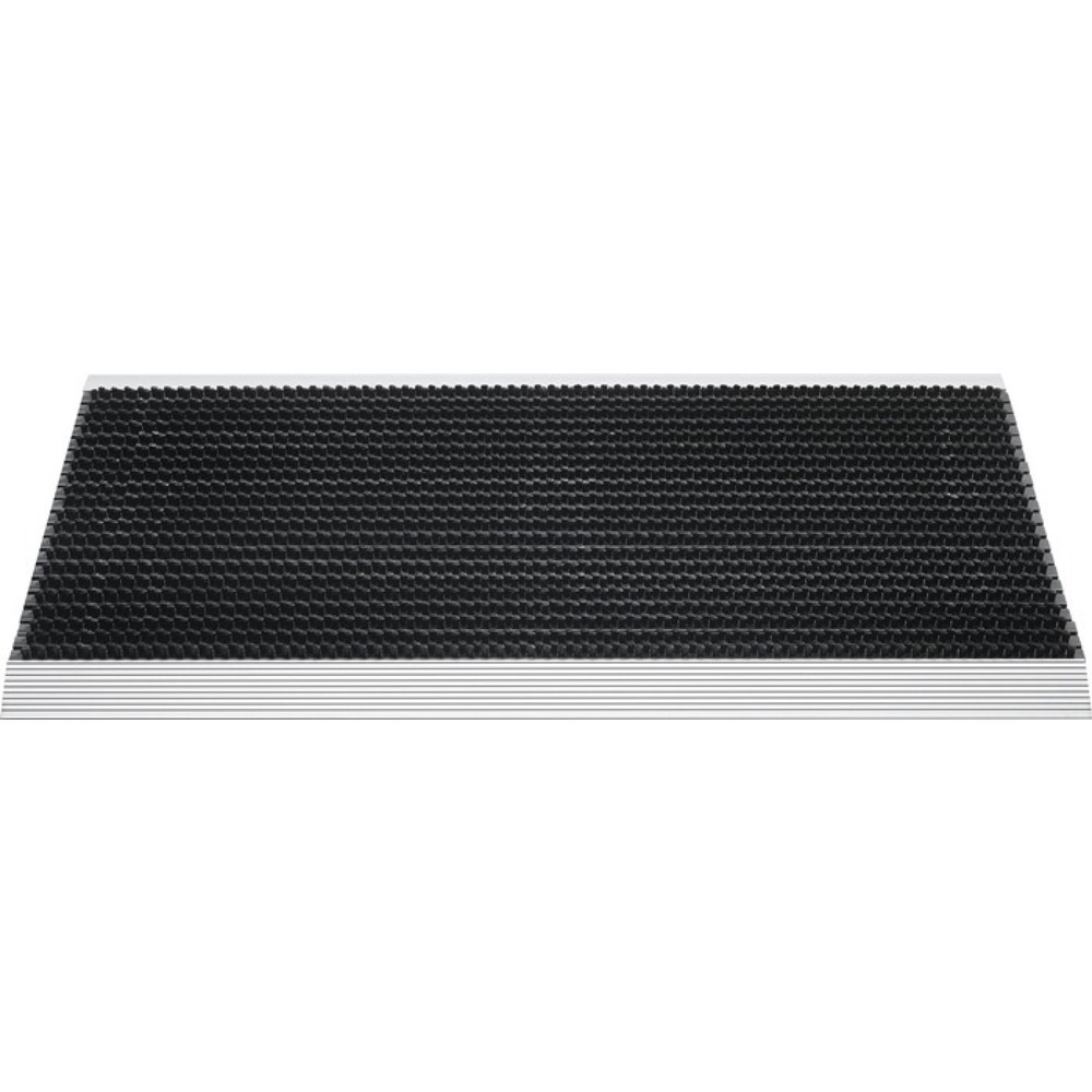 Produktabbildung Nr. 2: Fußmatte Alu-Anlaufkante, L500xB800xS22mm, schwarz/silber PP/Alu