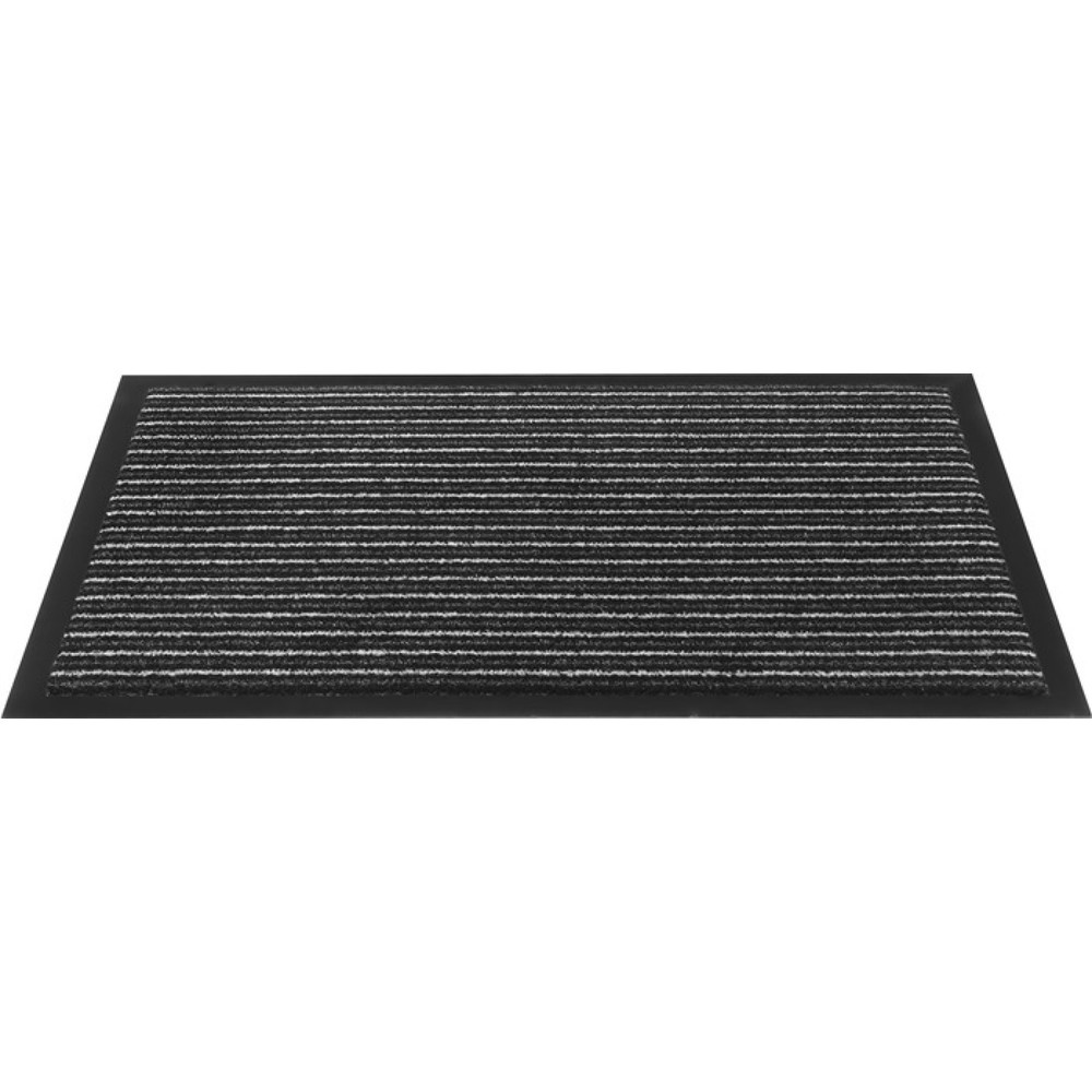 Produktabbildung: Fußmatte gestreift, L400xB600xS5mm, anthrazit Polypropylen