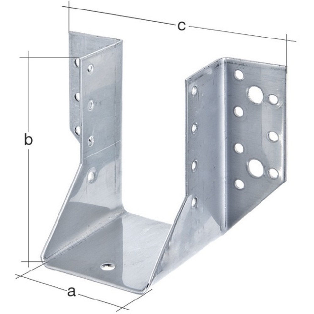 Produktabbildung: GAH Balkenschuh Typ A 160/200, Stahl sendzimirverzinkt, 2,5 mm ETA-08/0171