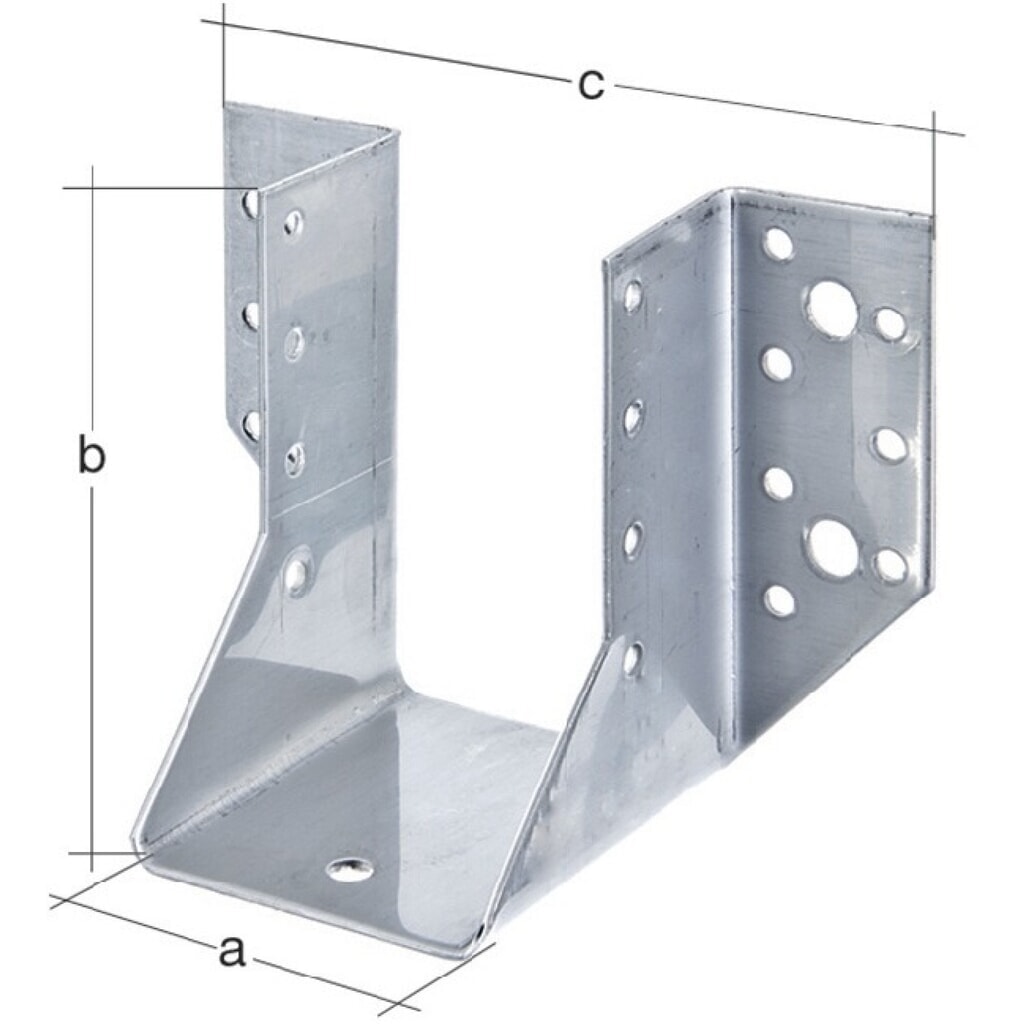 Produktabbildung: GAH Balkenschuh Typ A 160/200, Stahl sendzimirverzinkt, 2,5 mm ETA-08/0171