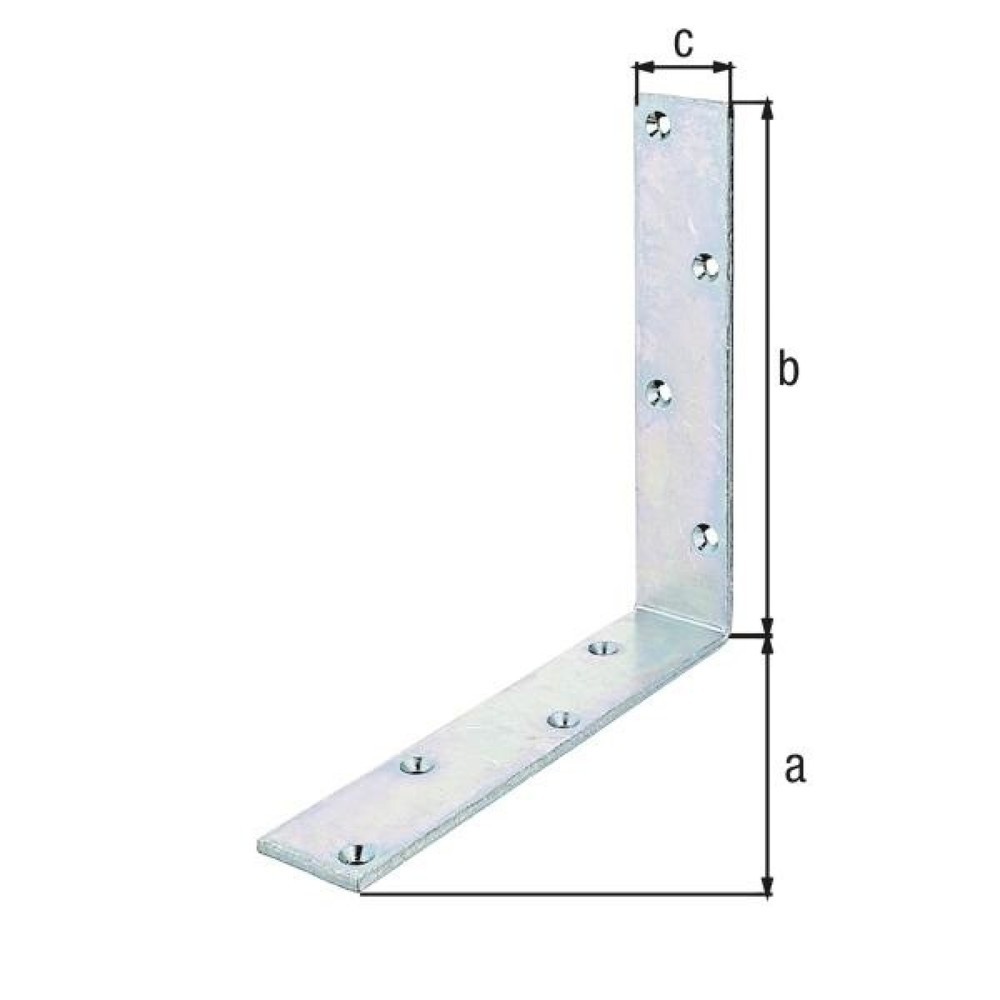 Produktabbildung Nr. 2: GAH Balkenwinkel, L200x200 mmmm Breite 40 mm, Stahl Stärke 5 mm
