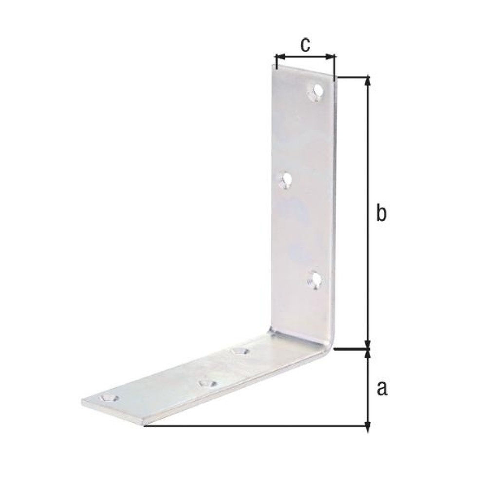 Produktabbildung Nr. 2: GAH Balkenwinkel, L150x150 mmmm Breite 40 mm, Stahl Stärke 5 mm