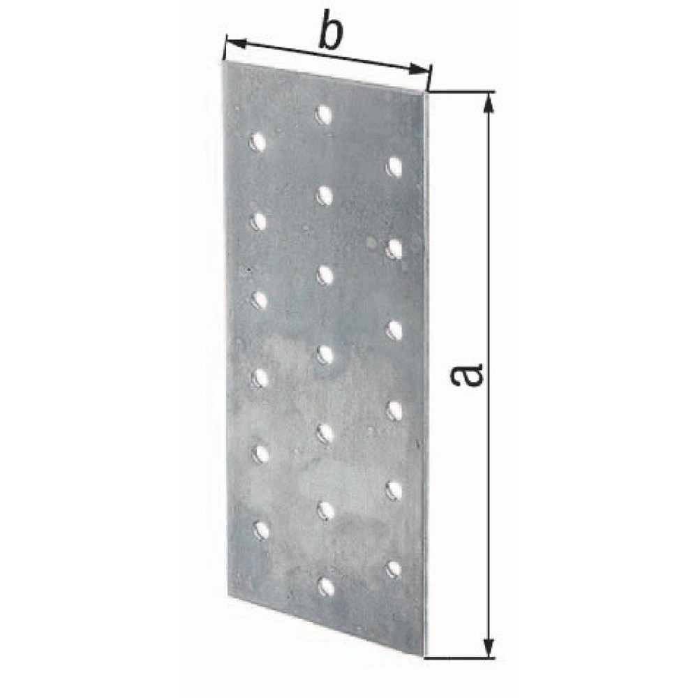 Produktabbildung: GAH Lochplatte 200x60x2, EN 14545:29-2, sendzimirverzinkt