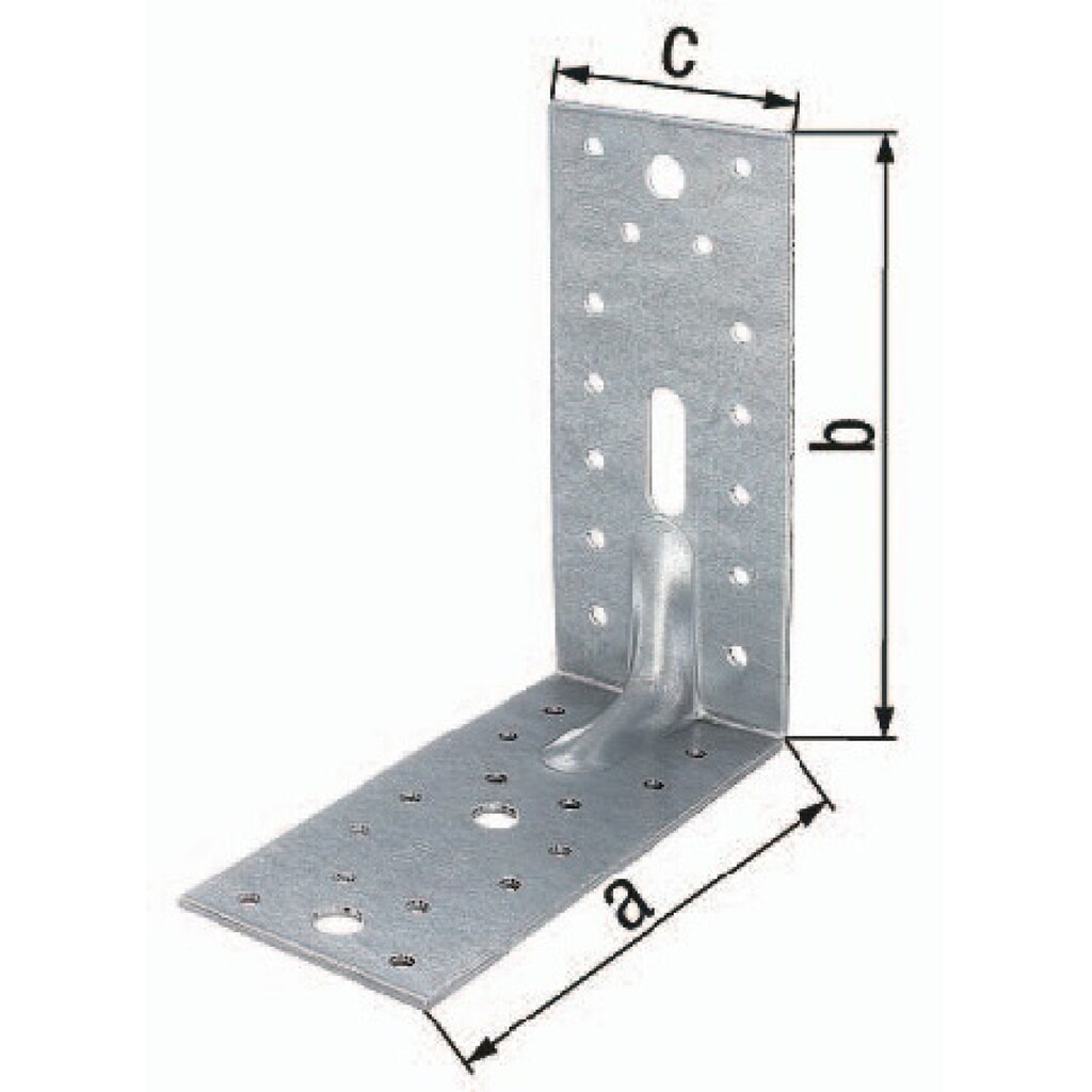 GAH Schwerlast-Winkelverbinder ETA-8/165, Anzahl Löcher1 / 3 / 28 S.2,5 mm, 150 x 150x65mm, ETA-8/165 Produktabbildung: GAH Schwerlast-Winkelverbinder ETA-8/165, Anzahl Löcher1 / 3 / 28 S.2,5 mm, 150 x 150x65mm, ETA-8/165