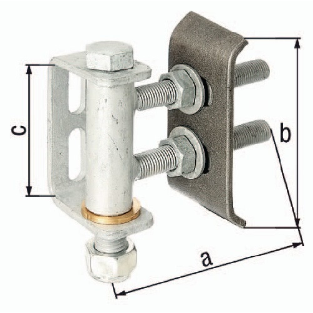 Produktabbildung: GAH Torband, Stahl roh, 135x136x101mm