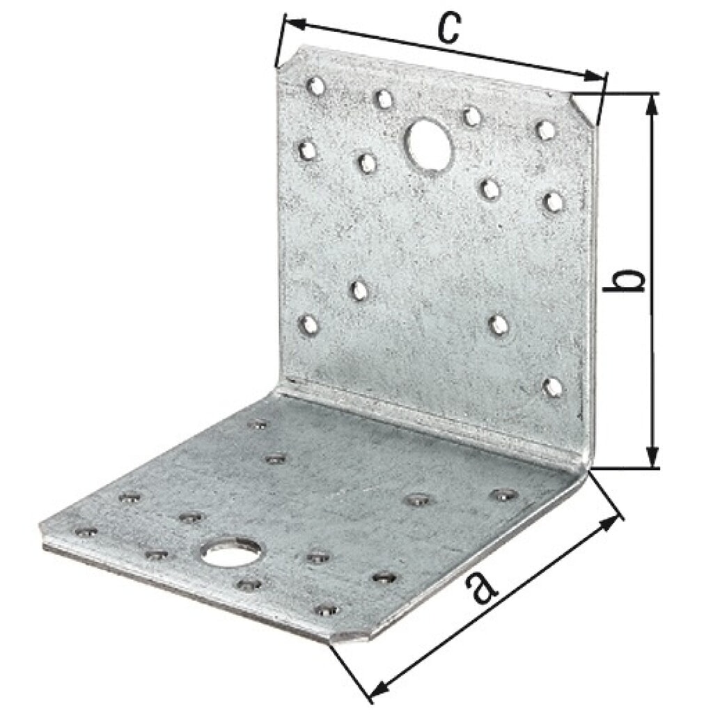 GAH Winkelverbinder, S.2,5 mm, 70 x 55x70mm, ETA-08/0165 Produktabbildung: GAH Winkelverbinder, S.2,5 mm, 70 x 55x70mm, ETA-08/0165