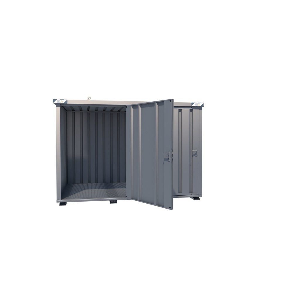 Produktabbildung: BOS® Gasflaschen-Container SGL, BxT 2.100 x 3.100 mm, Tür längsseitig, 2x 1-flügelig