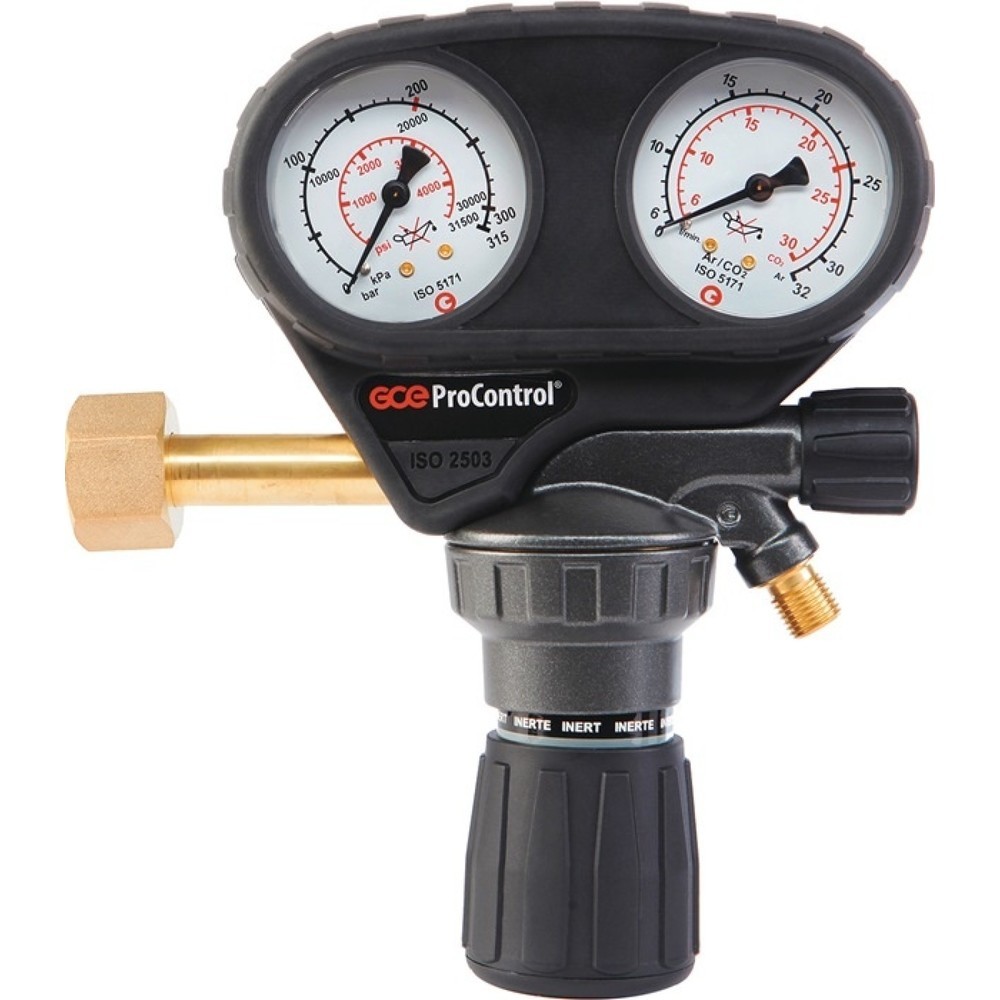 Produktabbildung: GCE RHÖNA Flaschendruckminderer ProControl, 200 bar 1-stufig, Argon / CO₂, 30 l/min