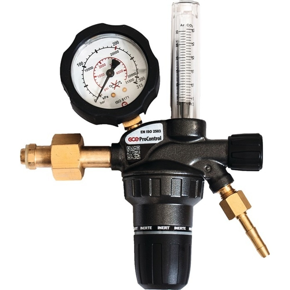 Produktabbildung: GCE RHÖNA Flaschendruckminderer ProControl® Flowmeter, 200 bar 1-stufig, Argon / CO₂, 30 l/min