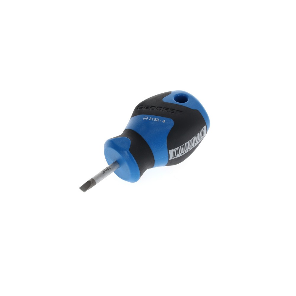 Produktabbildung: GEDORE 3K-Schraubendreher, kurze Form, Schlitz 4 mm 2153 4