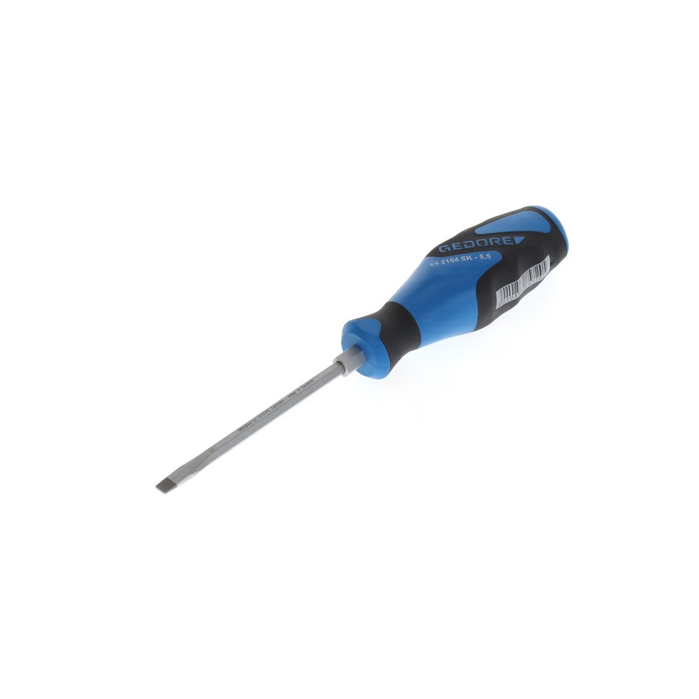 Produktabbildung: GEDORE 3K-Schraubendreher mit Schlagkappe Schlitz 5,5 mm 2154SK 5,5