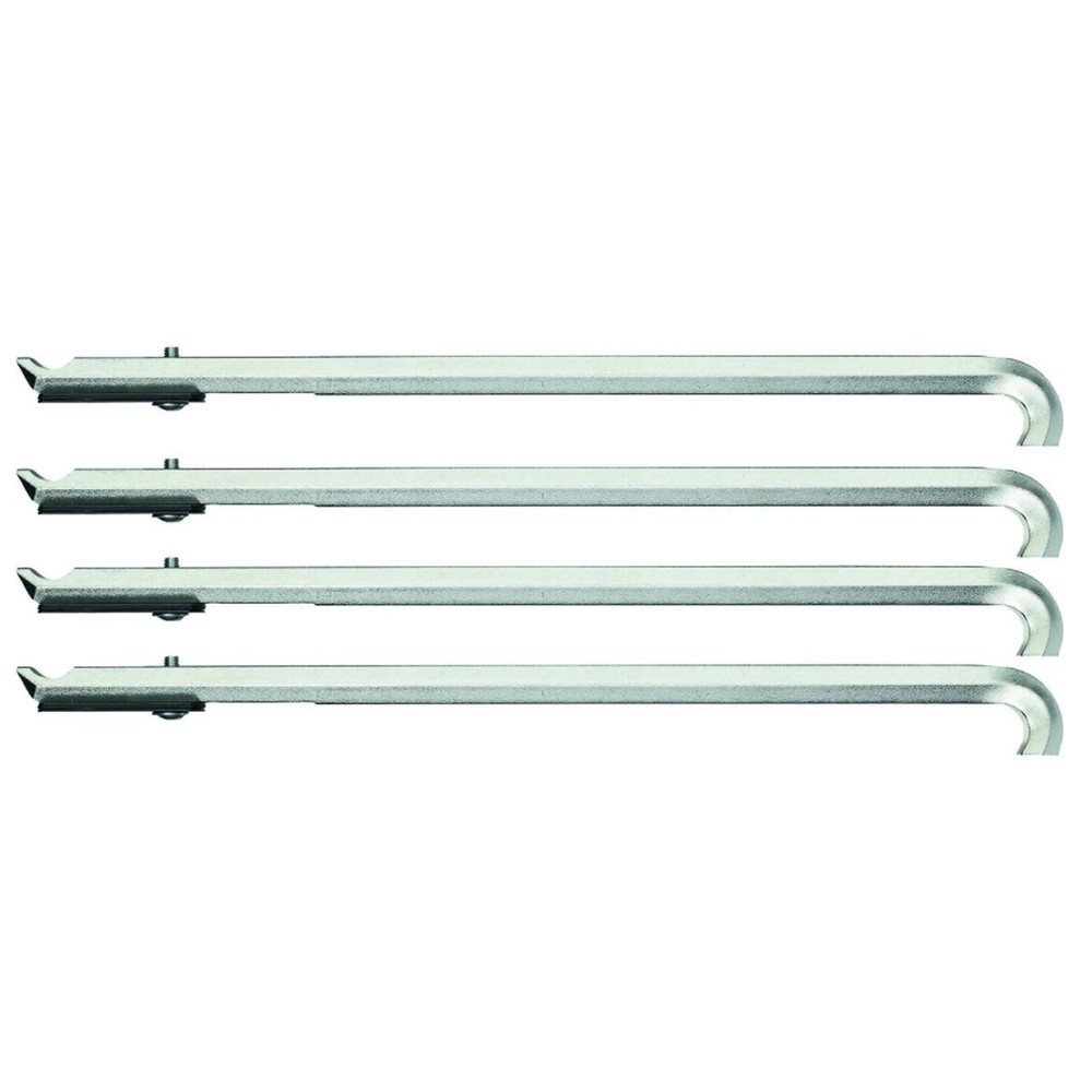 Produktabbildung: GEDORE Abzughaken-Satz 4-tlg 178 mm mit Abstandshaltern 1.29/30
