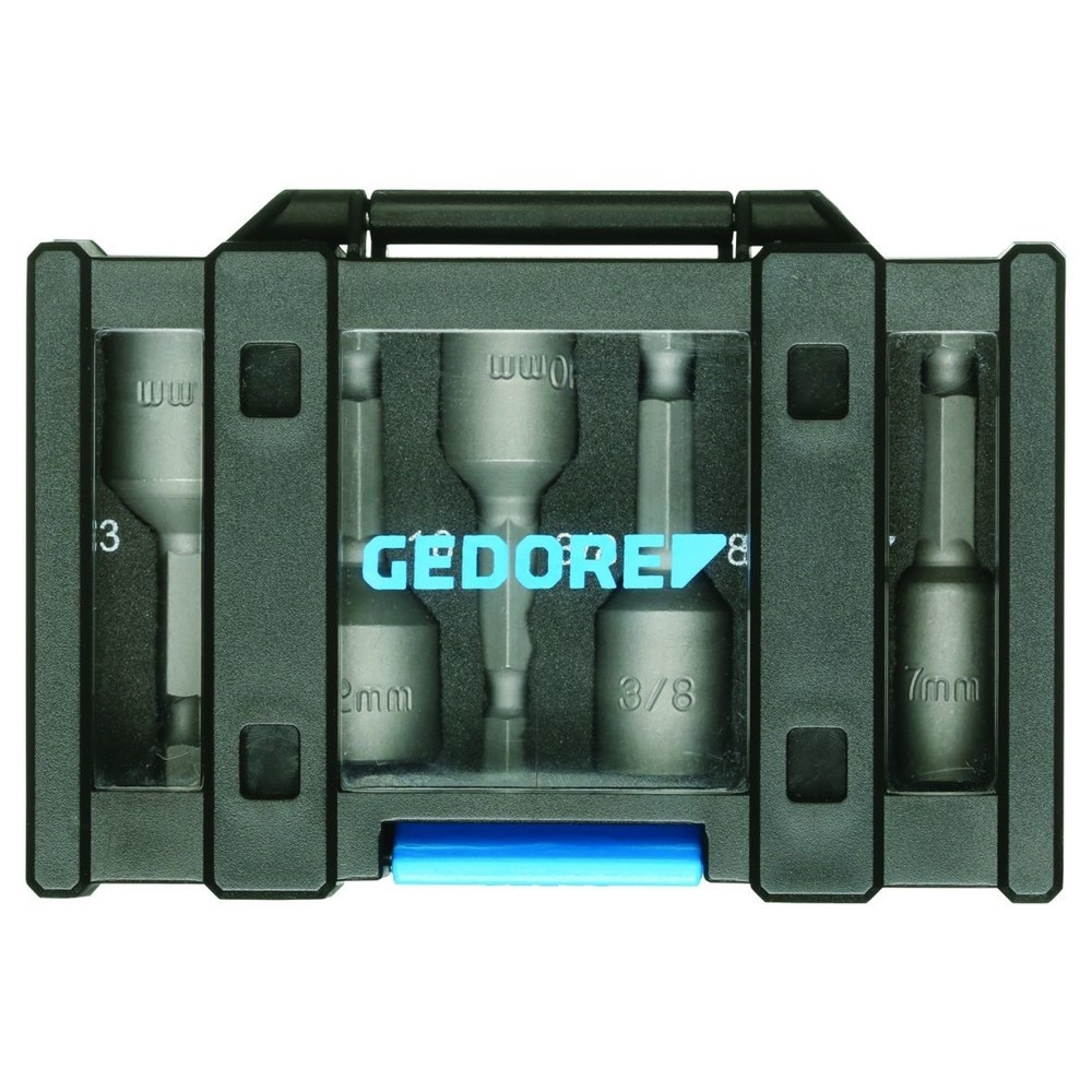 Produktabbildung Nr. 2: GEDORE Bit-Box Steckschlüssel Maschinenaufnahme 6-teilig 666-006
